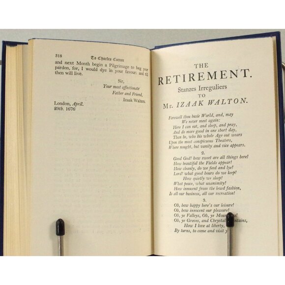 The Compleat Angler by Walton & Cotton, World's Classics Fishing Book Complete - Picture 10 of 10